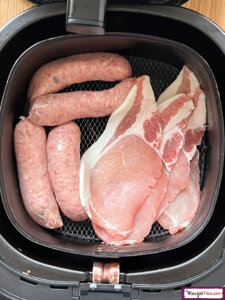 How To Cook Sausages And Rashers In Air Fryer?