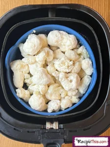 How Long To Cook Frozen Cauliflower Cheese In Air Fryer?