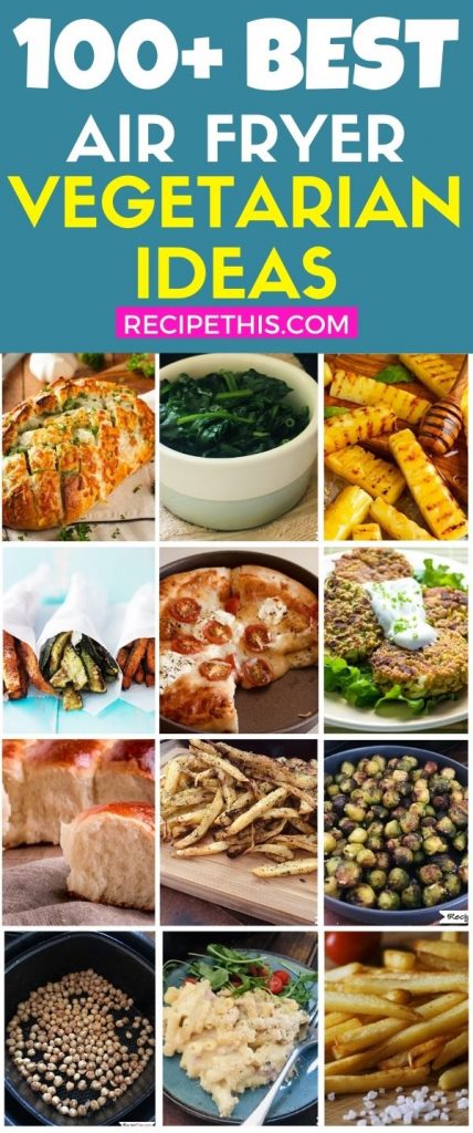 100 plus air fryer vegetarian recipe ideas