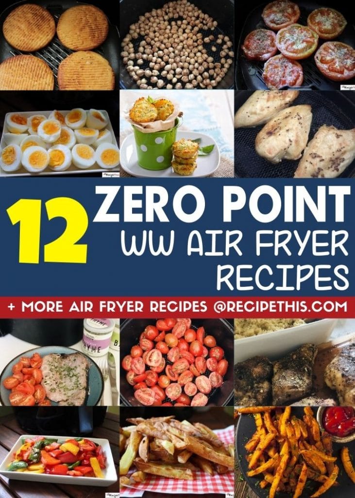 12 zero point weight watchers air fryer recipes