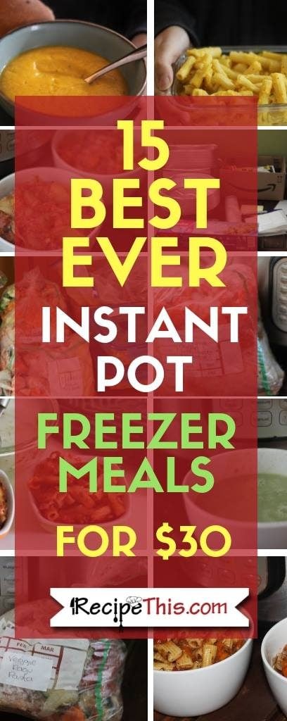 15 Best Ever Instant Pot Freezer Meals