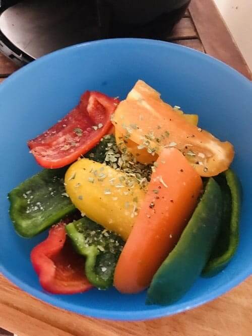 Recipe This Air Fryer Roasted Bell Peppers