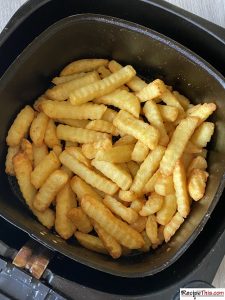 How To Air Fry Frozen Crinkle Cut Fries?