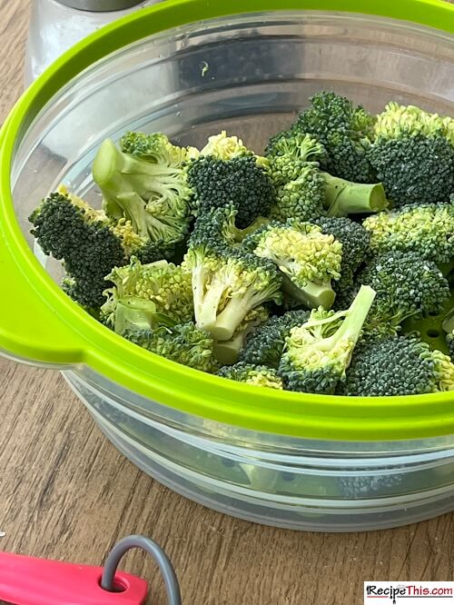 Recipe This Steam Broccoli In Microwave