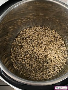 How Long To Cook Black Eyed Peas In Instant Pot?