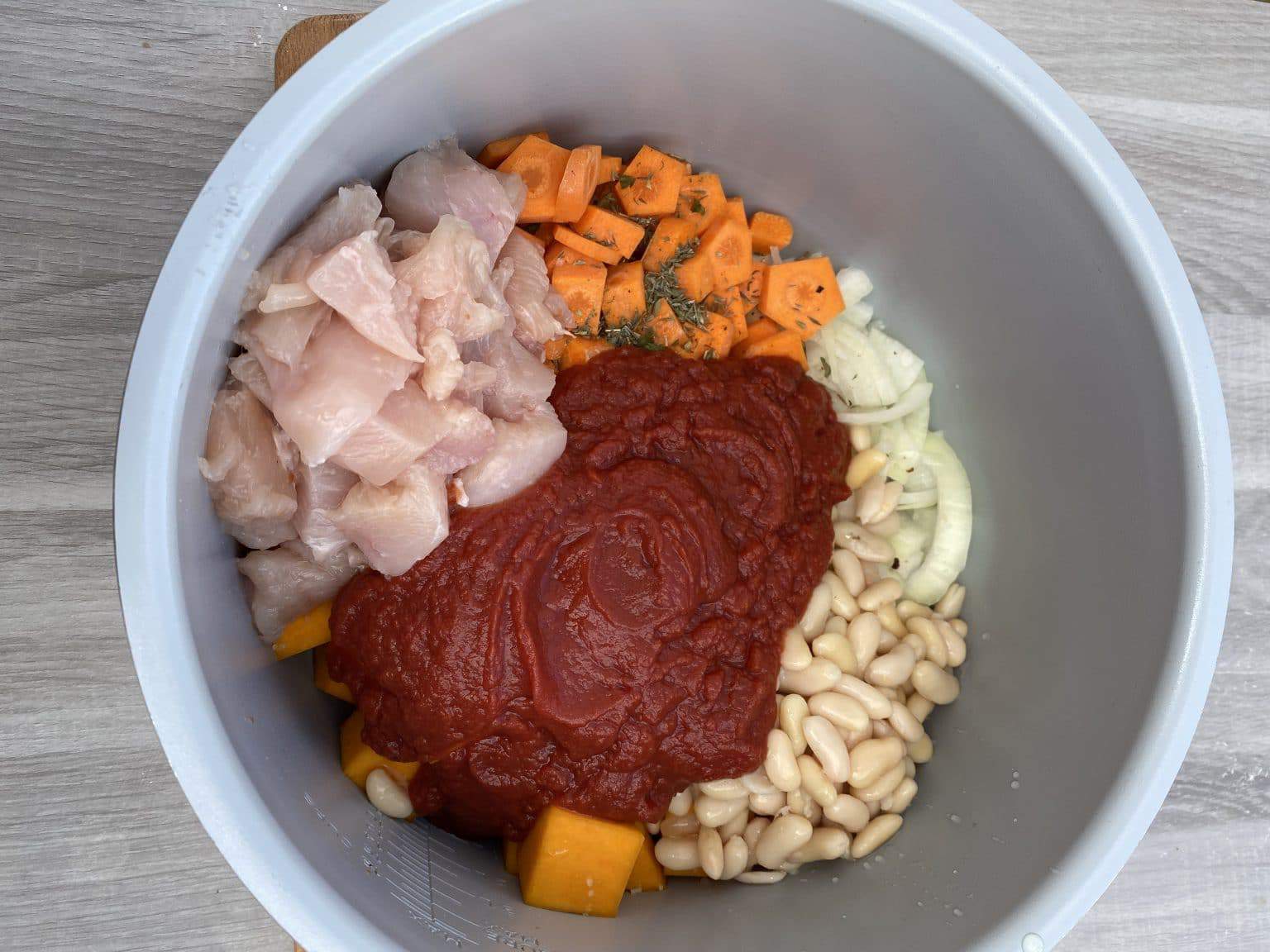 Slimming World Chicken Casserole In Slow Cooker Recipe This