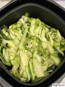 How To Cook Air Fryer Zucchini Noodles?