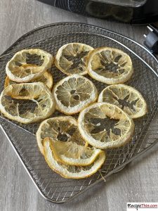 Can You Dehydrate Lemon Slices?