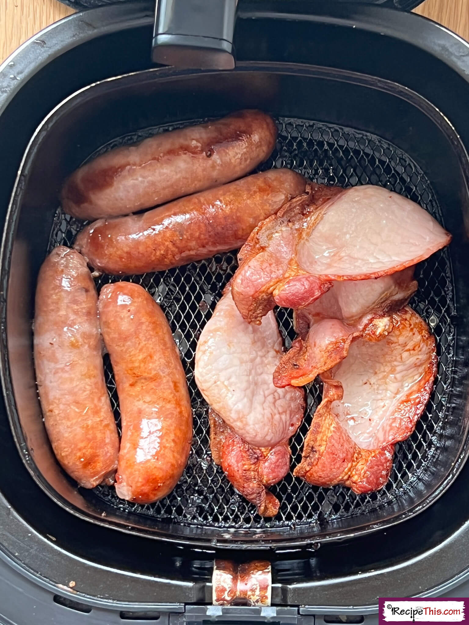 Recipe This Sausages And Bacon In Air Fryer