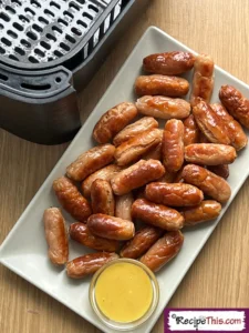 How To Air Fry Cocktail Sausages?