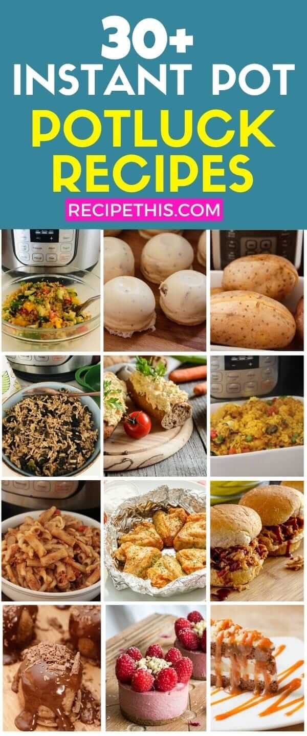 Instant pot potluck outlet recipes