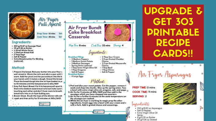 303 air fryer printable cards