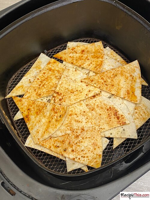 Recipe This Air Fryer Flour Tortilla Chips