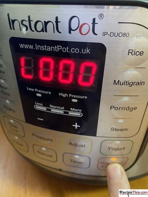 Recipe This Instant Pot Water Test