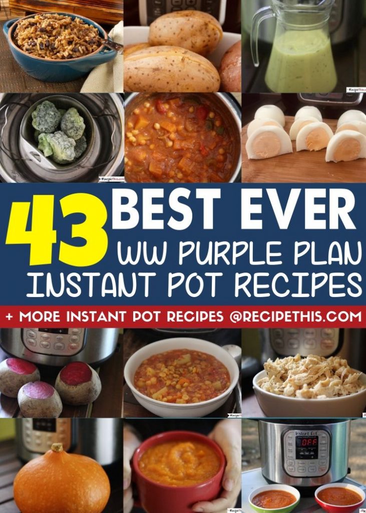 43 best ever ww purple plan recipes in the instant pot