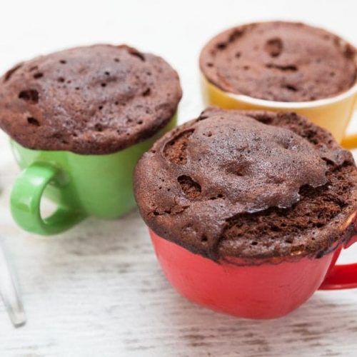Welcome to my 5 ingredient Airfryer chocolate mug cake recipe. This is perfect for when you have chocolate cravings but want something FAST.