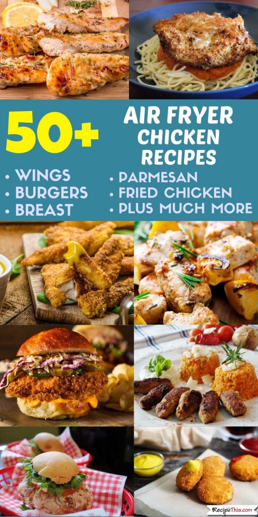 50 plus air fryer chicken recipes