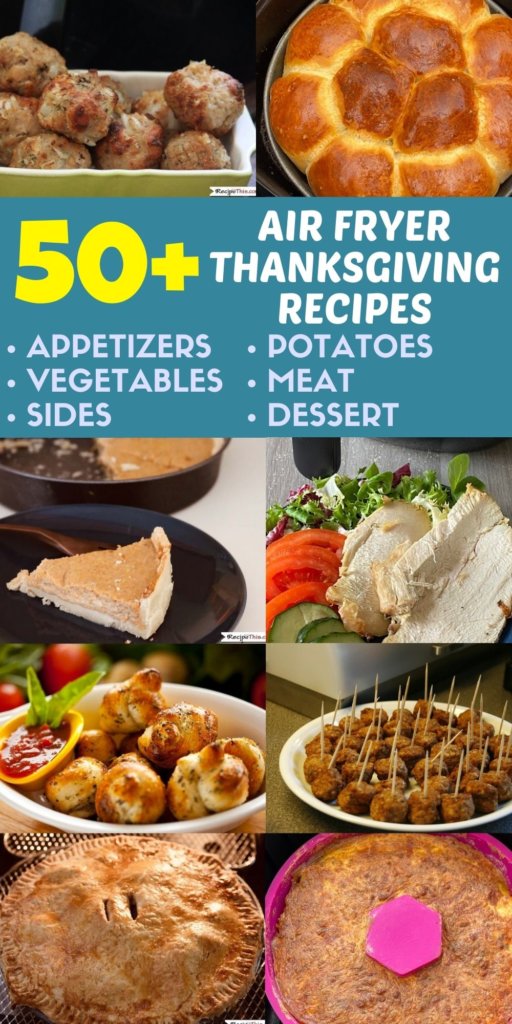 50 plus air fryer thanksgiving recipes