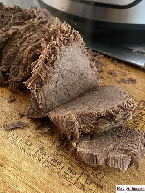 Recipe This Instant Pot Frozen Roast Beef & Gravy