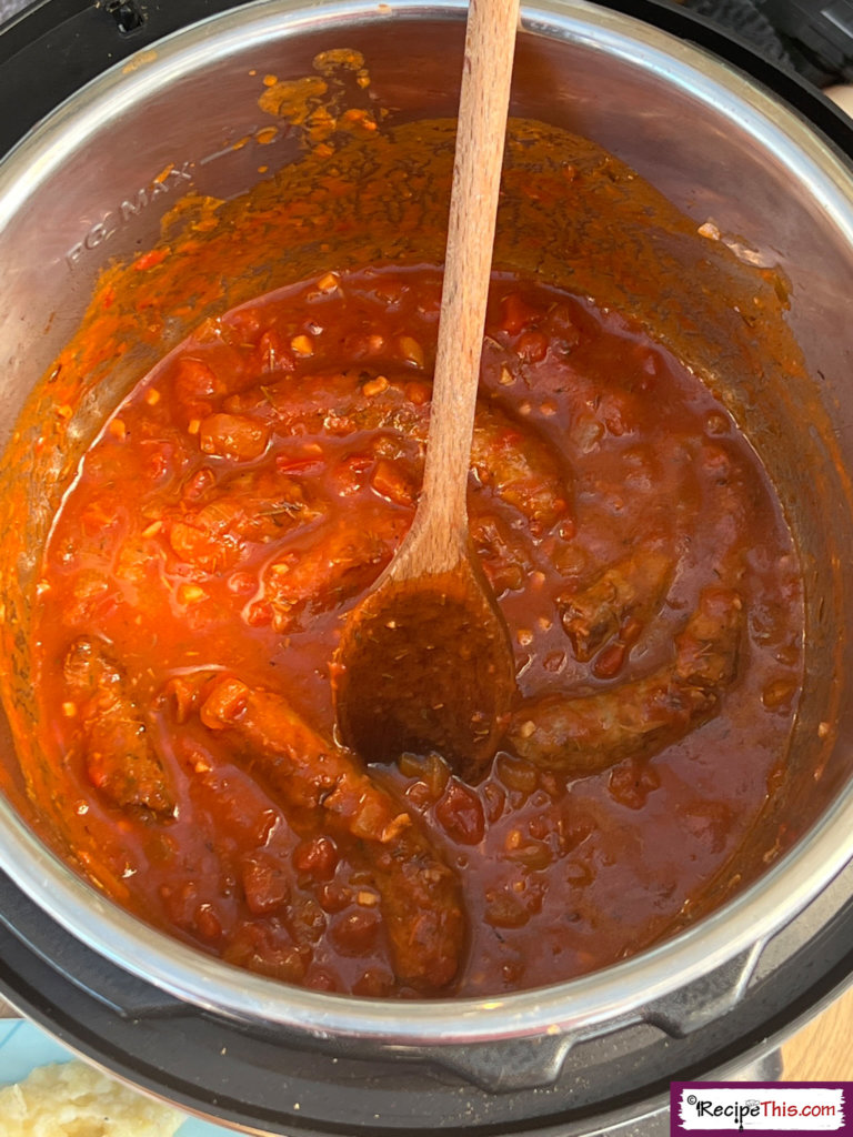 Recipe This Instant Pot Bangers And Mash