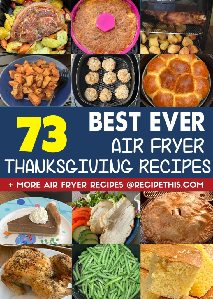 73 thanksgiving air fryer recipes