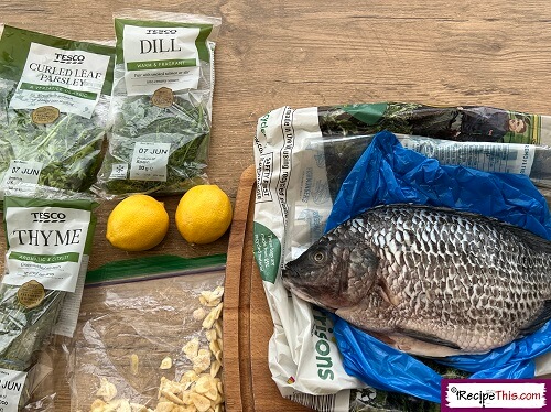 Air Fried Whole Fish Ingredients