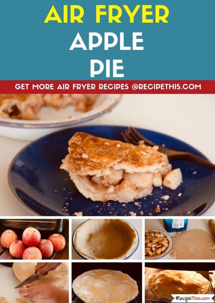 Air Fryer Apple Pie step by step