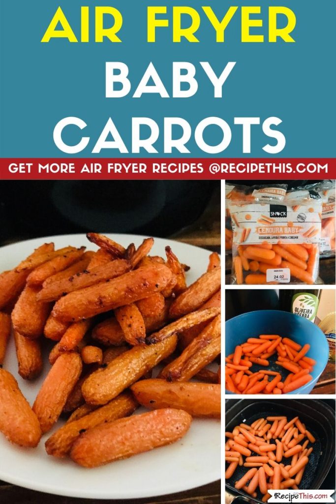 Air Fryer Baby Carrots step by step