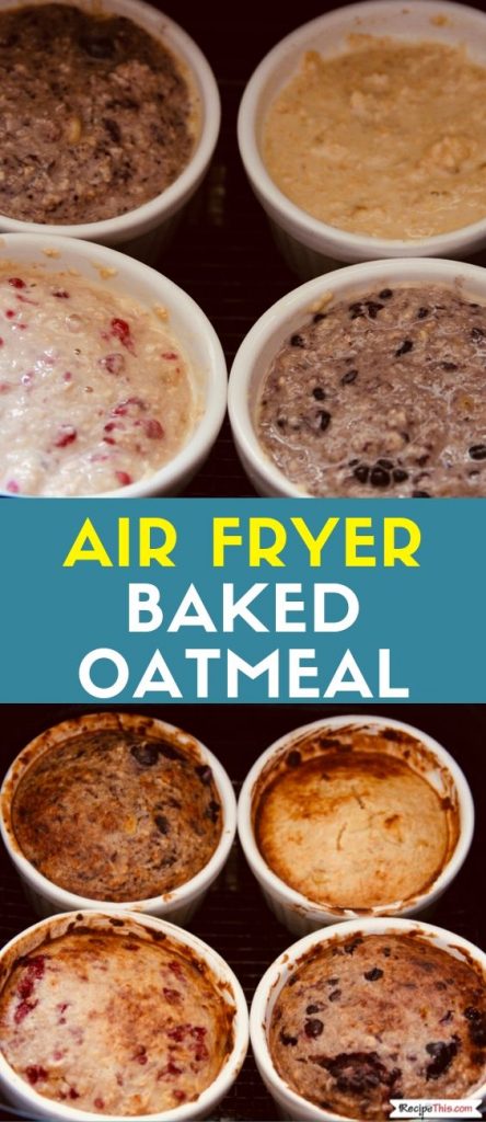 Air Fryer Baked Oatmeal recipe