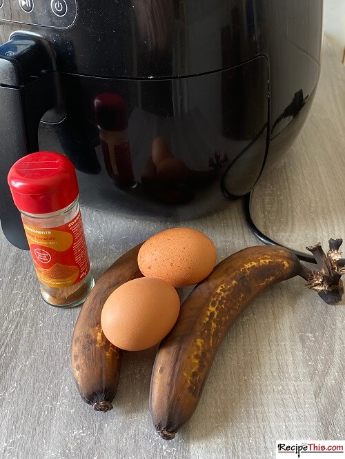 Air Fryer Banana Souffle ingredients