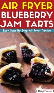 Air Fryer Blueberry Jam Tarts