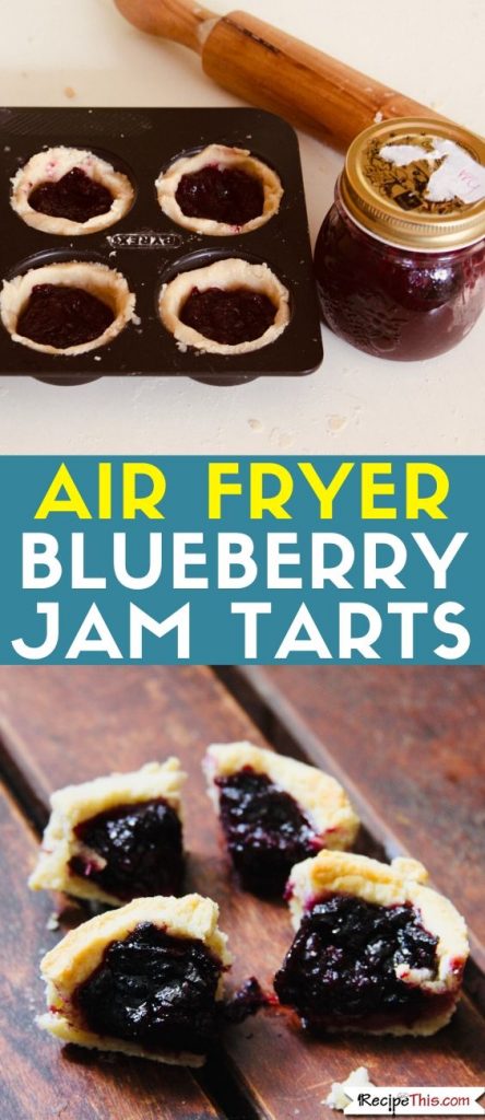 Air Fryer Blueberry Jam Tarts recipe