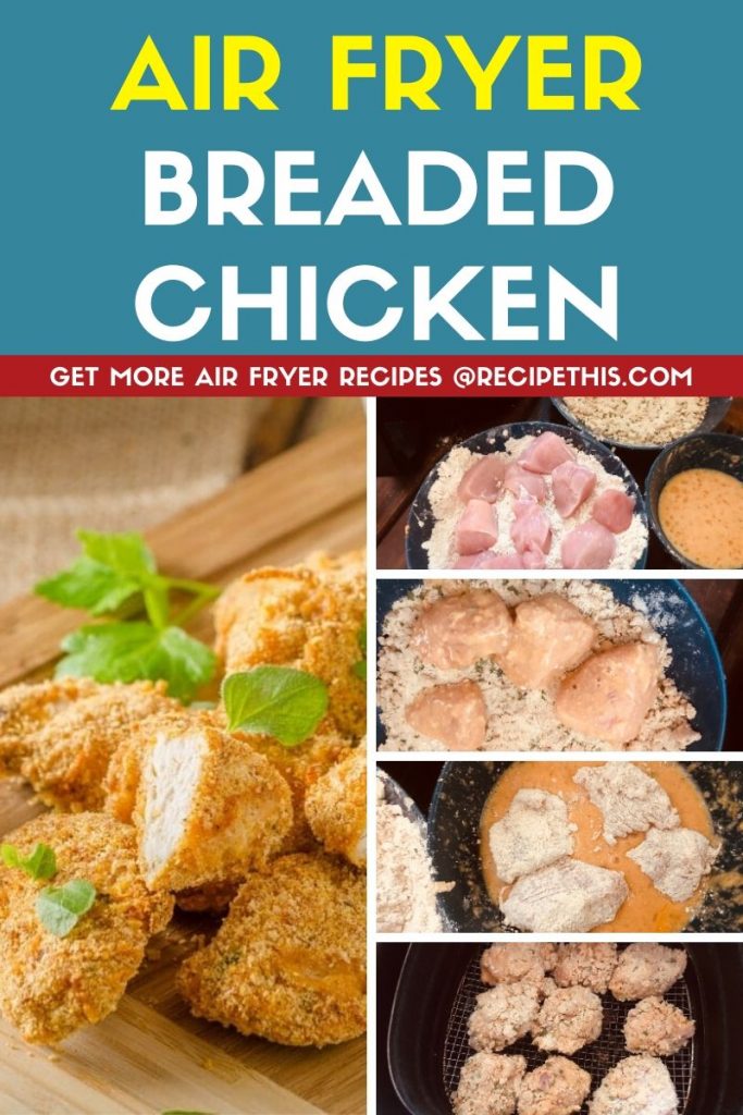 Air Fryer Breaded Chicken Step By Step