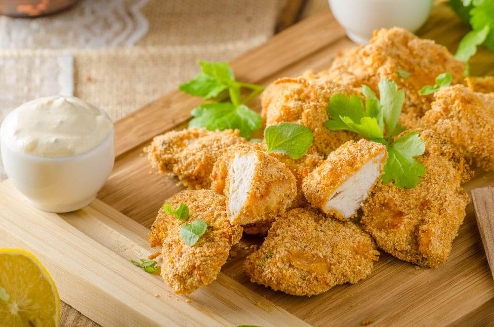 Air Fryer Breaded Chicken