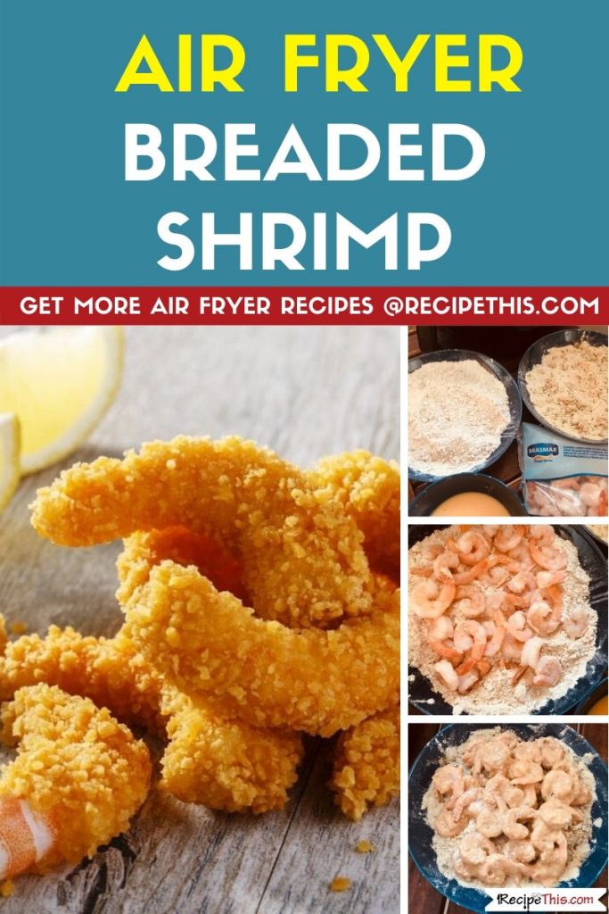 Air Fryer Breaded Shrimp step by step tutorial