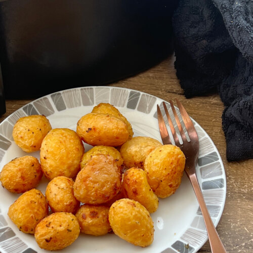 Air Fryer Canned Potatoes