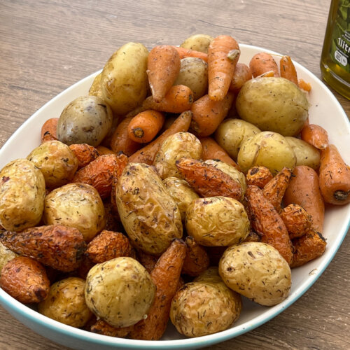 Air Fryer Carrots And Potatoes