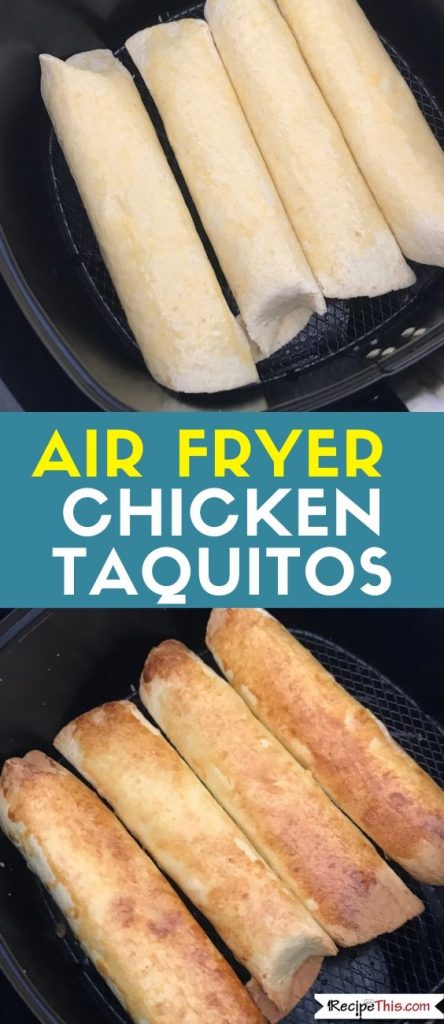 Air Fryer Chicken Taquitos recipe