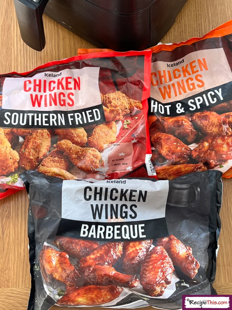 Air Fryer Chicken Wings Frozen Ingredients