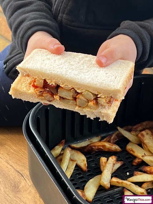 Air Fryer Chip Butty