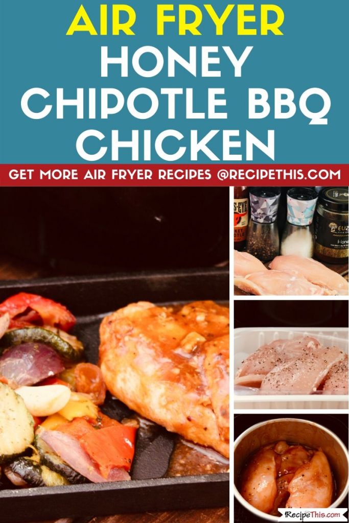 Air Fryer Chipotle BBQ Chicken step by step