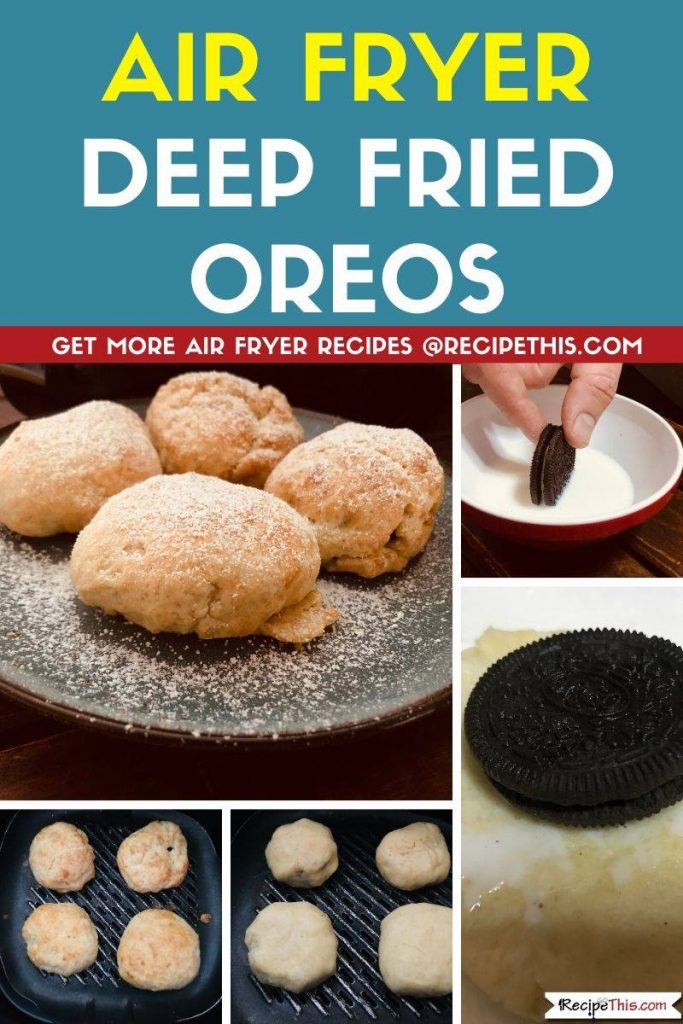 Air Fryer Deep Fried Oreos step by step