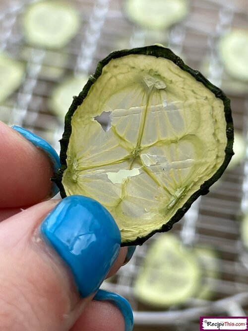 Air Fryer Dehydrated Cucumber Chips