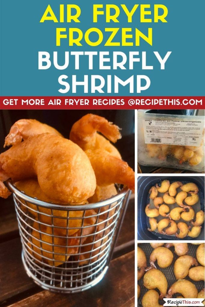 Air Fryer Frozen Butterfly Shrimp step by step