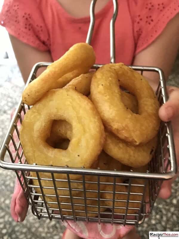 Air Fryer Frozen Calamari Rings with Sofia