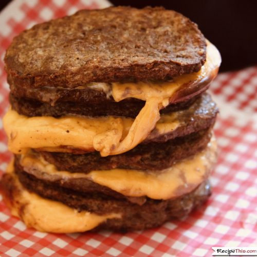 Air Fryer Frozen Cheese Burgers at recipethis.com