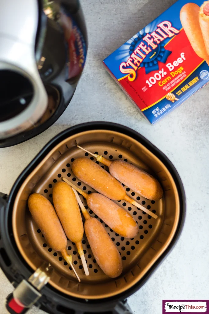 Air Fryer Frozen Corn Dogs