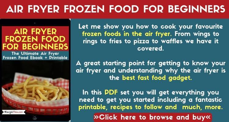 Air Fryer Frozen Food For Beginners Ebook Page