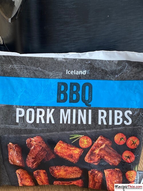 Air Fryer Frozen Pork Ribs Ingredients