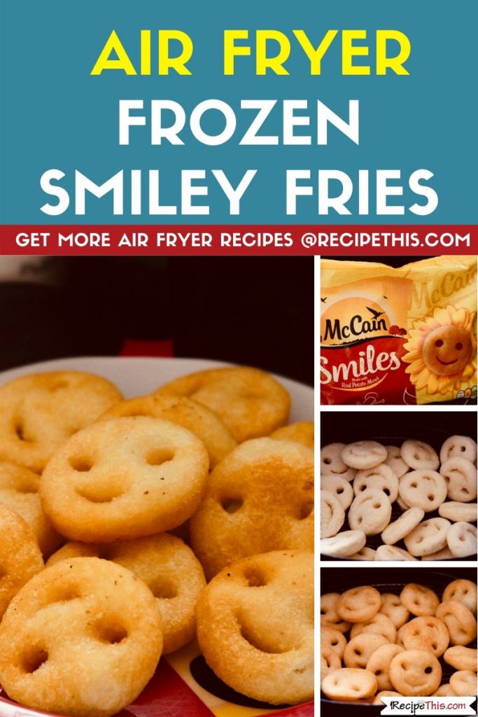 Air Fryer Frozen Smiley Fries step by step